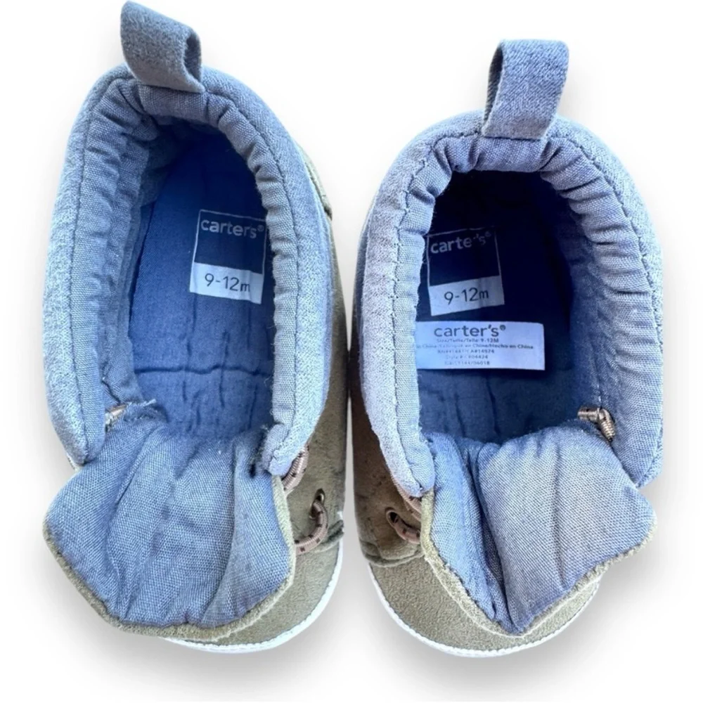 Carter's Critter High-Top Sneaker Crib Shoes Baby